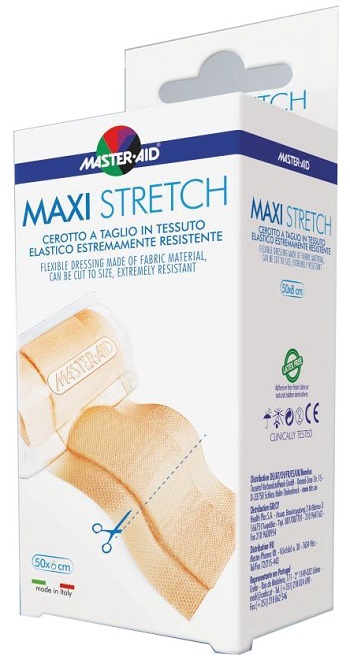 MASTER-AID STRETCH CEROTTO A TAGLIO IN TESSUTO ELASTICO RESISTENTE 50 X 6 CM - Farmacia-flash.it