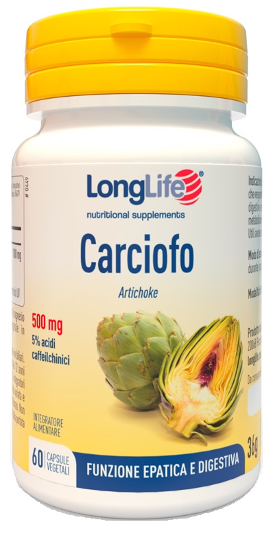 LONGLIFE CARCIOFO 60 CAPSULE VEGETALI - Farmacia-flash.it