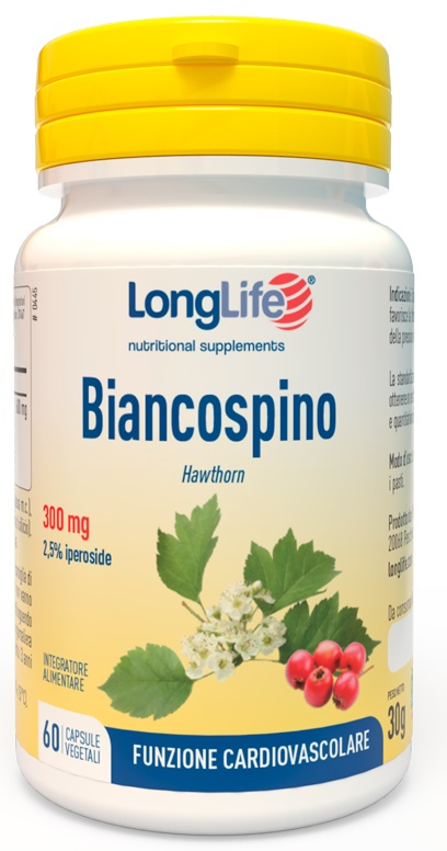 LONGLIFE BIANCOSPINO 60 CAPSULE VEGETALI - Farmacia-flash.it