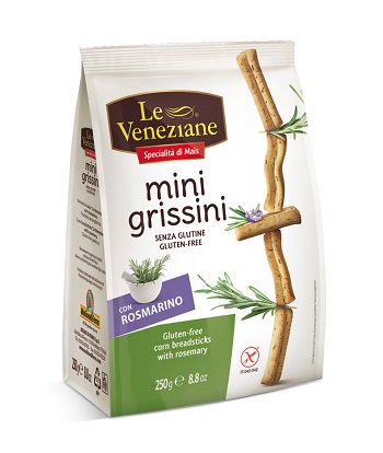 LE VENEZIANE MINI GRISSINI ROSMARINO 250 G - Farmacia-flash.it