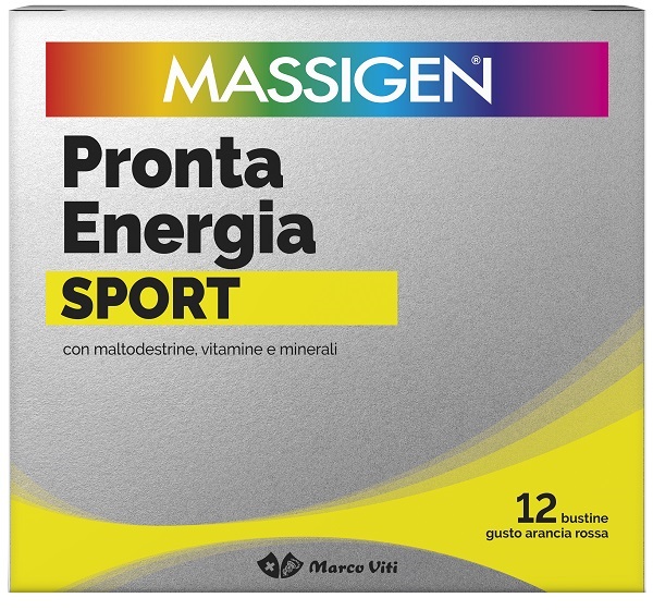 MASSIGEN SPORT PRONTA ENERGIA 12 BUSTINE - Farmacia-flash.it