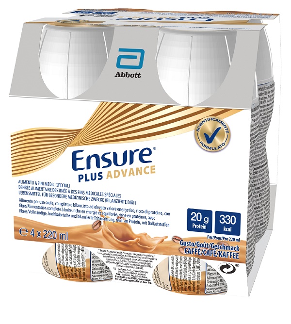 ENSURE PLUS ADVANCE CAFFE' 4 BOTTIGLIE DA 220 ML - Farmacia-flash.it