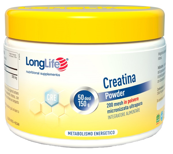 LONGLIFE CREATINA MICRONIZZATA 200 G - Farmacia-flash.it