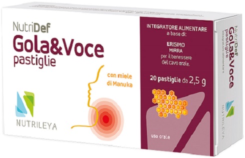 NUTRIDEF GOLA & VOCE MIELE 20 PASTIGLIE - Farmacia-flash.it