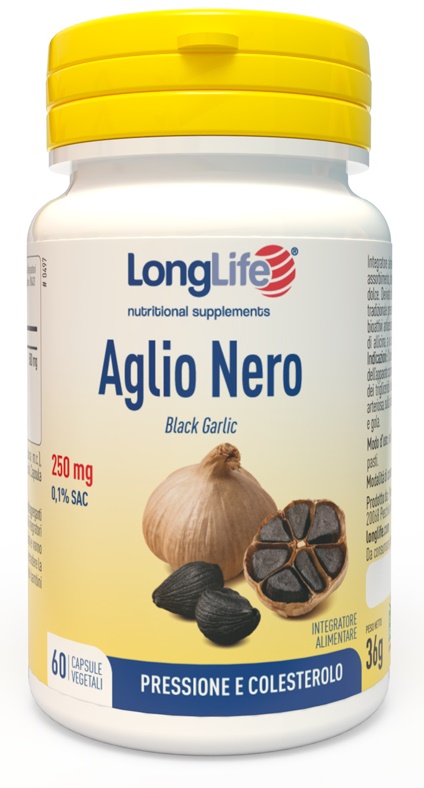 LONGLIFE AGLIO NERO 60 VEGICAPSULE - Farmacia-flash.it