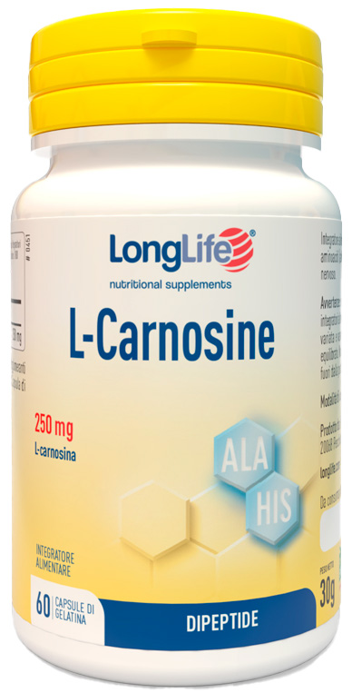 LONGLIFE L-CARNOSINE 60 CAPSULE - Farmacia-flash.it