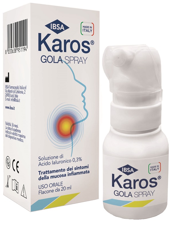 KAROS SPRAY ORALE 0,3% 20 ML - Farmacia-flash.it