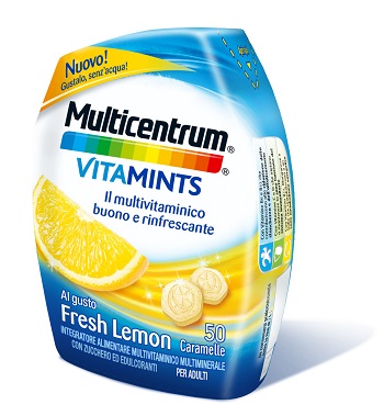 MULTICENTRUM VITAMINTS FRESH LEMON 50 CARAMELLE - Farmacia-flash.it
