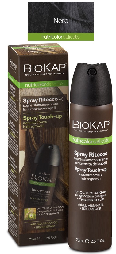 BIOS LINE BIOKAP NUTRICDEL SPRAY RITOCCO NERO 75 ML - Farmacia-flash.it