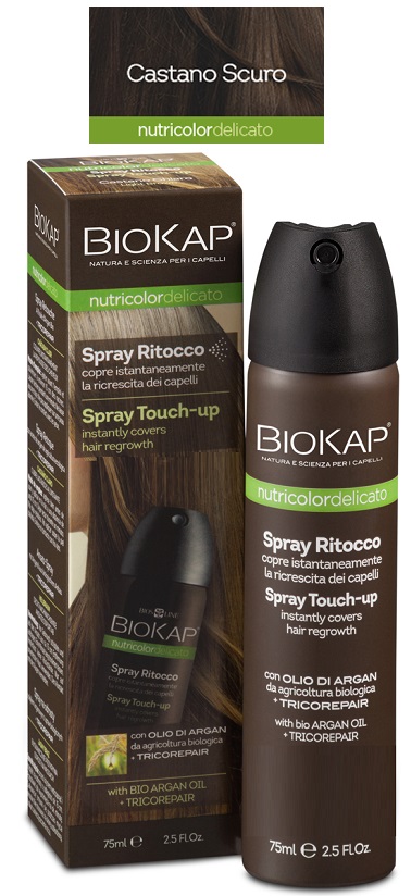 BIOS LINE BIOKAP NUTRIDEL SPRAY RITOCCO CASTANO SCURO 75 ML - Farmacia-flash.it