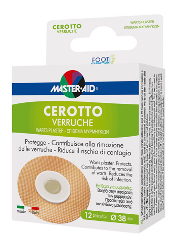 CEROTTO VERRUCHE MASTER-AID FOOT CARE 12 PEZZI - Farmacia-flash.it