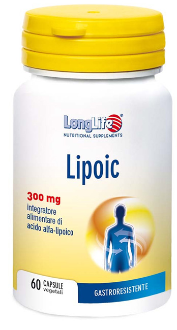 LONGLIFE LIPOIC 60 CAPSULE VEGETALI - Farmacia-flash.it