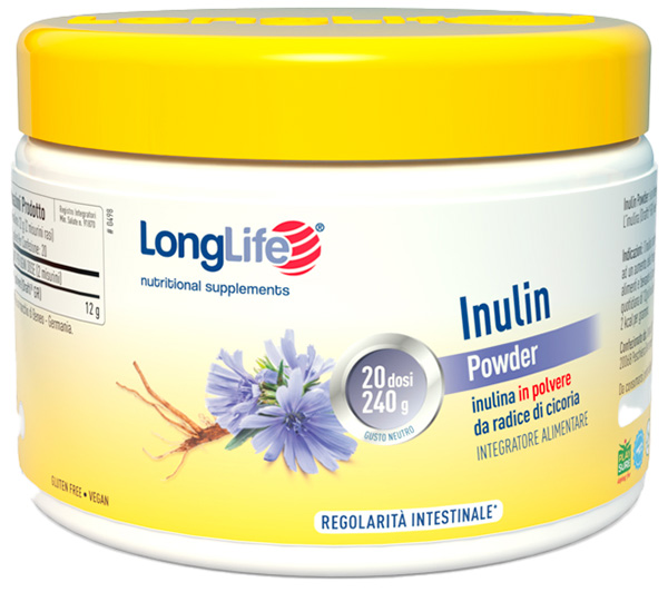 LONGLIFE INULINA POWDER 240 G - Farmacia-flash.it