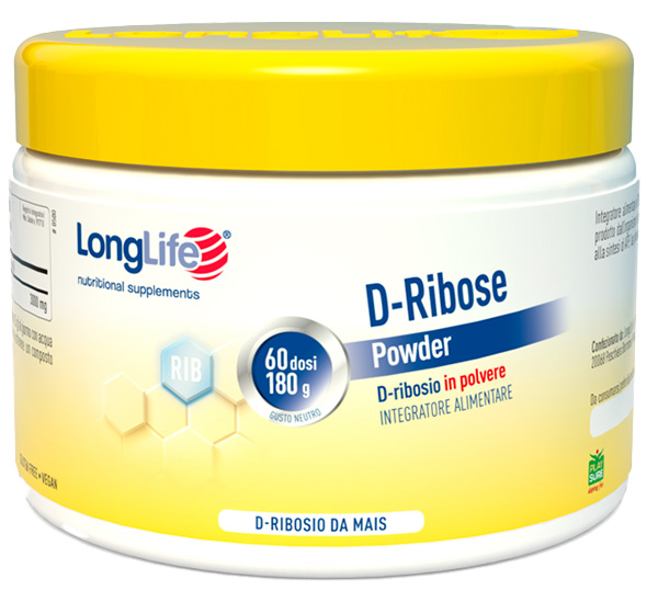 LONGLIFE D-RIBOSE POWDER 180 G - Farmacia-flash.it