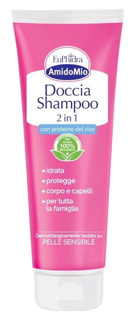 EUPHIDRA AMIDOMIO DOCCIA SHAMPOO 2 IN 1 250 ML - Farmacia-flash.it