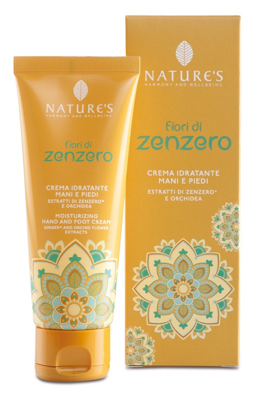 NATURES FIORI DI ZENZERO CREMA IDRATANTE MANI E PIEDI 75 ML - Farmacia-flash.it