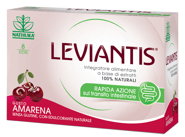 LEVIANTIS SENZA GLUTINE GUSTO AMARENA 8 DOSI / 16 BUSTE - Farmacia-flash.it