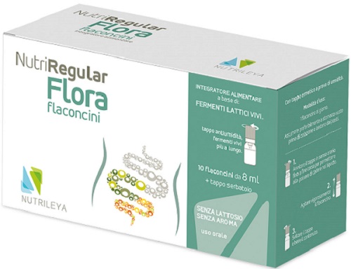 NUTRIREGULAR FLORA 10 FLACONCINI 8 ML - Farmacia-flash.it