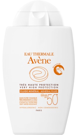 EAU THERMALE AVENE SOLARE FLUIDO MINERALE 50+ 40 ML - Farmacia-flash.it