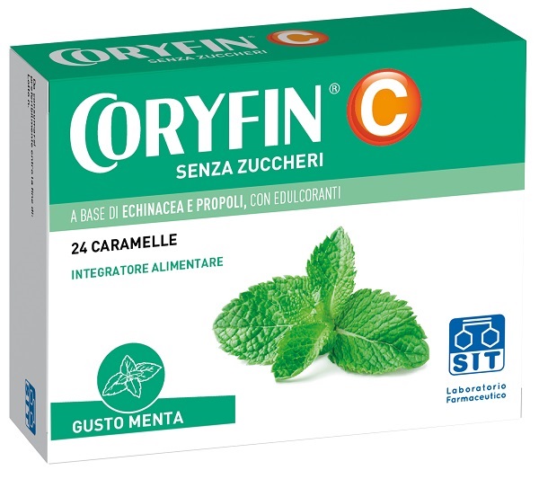 CORYFIN C SENZA ZUCCHERO MENTOLO 48 G - Farmacia-flash.it