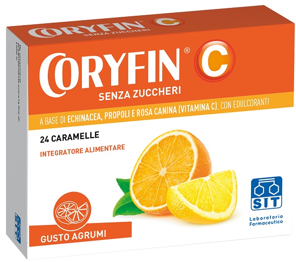 CORYFIN C SENZA ZUCCHERO AGRUMI 48 G - Farmacia-flash.it