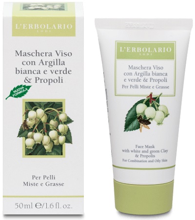 MASCHERA VISO ALL'ARGILLA E ALLA PROPOLI 50 ML - Farmacia-flash.it