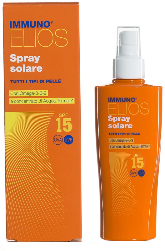 IMMUNO ELIOS SPRAY SOLARE SPF 15 200 ML - Farmacia-flash.it