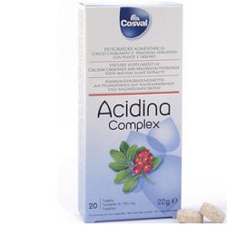 ACIDINA COMPLEX 20 TAVOLETTE - Farmacia-flash.it