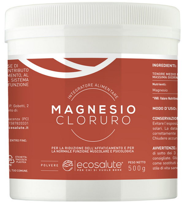 MAGNESIO CLORURO POLVERE 500 G - Farmacia-flash.it