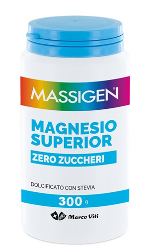 MASSIGEN MAGNESIO SUPERIOR ZERO ZUCCHERI 300 G - Farmacia-flash.it