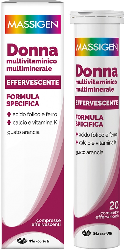 DAILYVIT+ MULTIVITAMINICO E MULTIMINERALE DONNA EFFERVESCENTE 20 COMPRESSE - Farmacia-flash.it