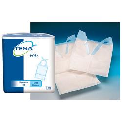 BAVAGLI MONOUSO TENA BIB MISURA SMALL/MEDIA 150 PEZZI - Farmacia-flash.it