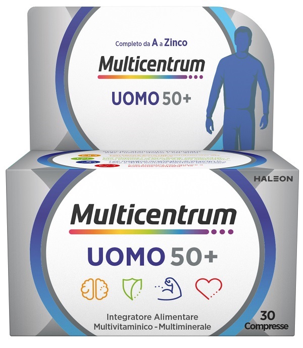 MULTICENTRUM UOMO 50+ 30 COMPRESSE - Farmacia-flash.it
