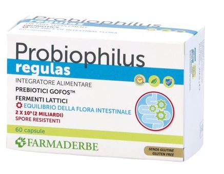PROBIOPHILUS REGULAS 60 CAPSULE - Farmacia-flash.it