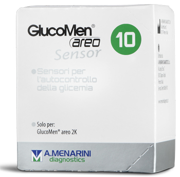 STRISCE GLUCOMEN AREO SENSOR PER ANALISI DEL GLUCOSIO 10 PEZZI - Farmacia-flash.it