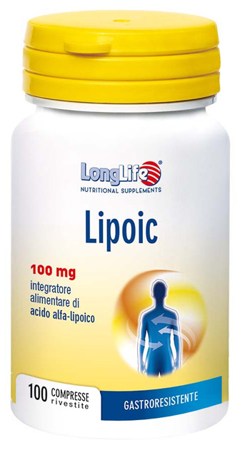 LONGLIFE LIPOIC 100 MG 100 CAPSULE - Farmacia-flash.it