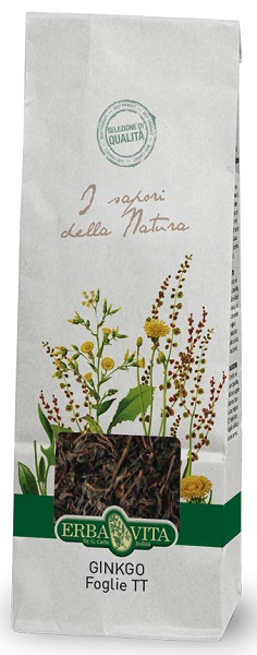 GINKGO BILOBA TAGLIO TISANA FOGLIE 100 G - Farmacia-flash.it