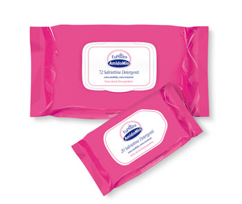 EUPHIDRA AMIDOMIO SALVIETTE UMIDIFICATE 72 PEZZI - Farmacia-flash.it