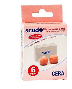 TAPPO AURICOLARE EARPLUG SCUDO IN CERA 6 COPPIE 12 PEZZI ARTICOLO 7EN081 - Farmacia-flash.it