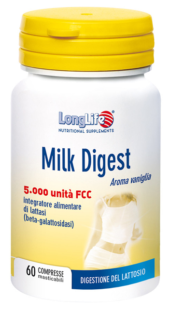 LONGLIFE MILK DIGEST 60 CAPSULE - Farmacia-flash.it