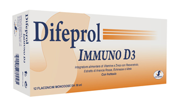 DIFEPROL IMMUNO D3 12 FLACONCINI DA 10 ML - Farmacia-flash.it