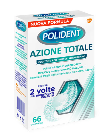 POLIDENT AZIONE TOTALE 66 COMPRESSE - Farmacia-flash.it