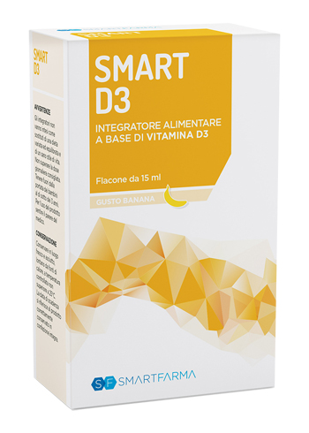 SMART D3 GOCCE 15 ML GUSTO BANANA - Farmacia-flash.it
