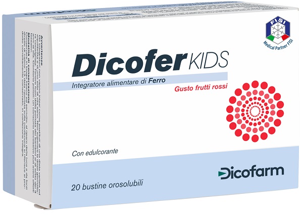 DICOFER KIDS 20 BUSTINE OROSOLUBILI - Farmacia-flash.it