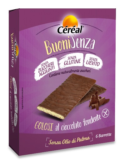 CEREAL BUONI SENZA GOLOSI CIOCCOLATO FONDENTE 6 X 17 G - Farmacia-flash.it