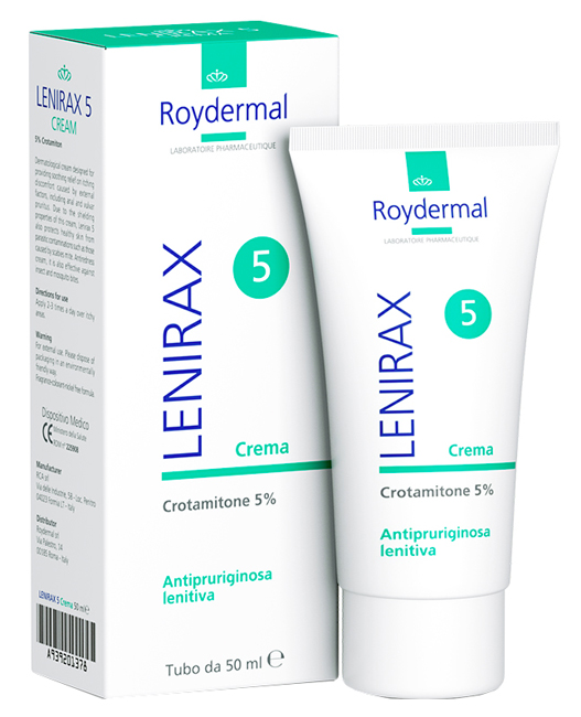 CREMA DERMATOLOGICA AL CROTAMITONE 5 % LENIRAX 5 50ML - Farmacia-flash.it