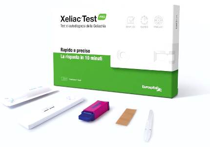 XELIAC TEST PRO DETERMINAZIONE ANTICORPI IGA E IGG ASSOCIATI ALLA MALATTIA CELIACA 1 PEZZO - Farmacia-flash.it