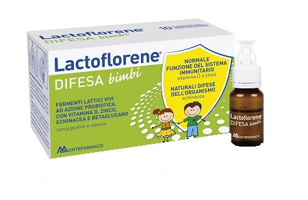 LACTOFLORENE DIFESA BAMBINI 10 FLACONI 100 ML - Farmacia-flash.it