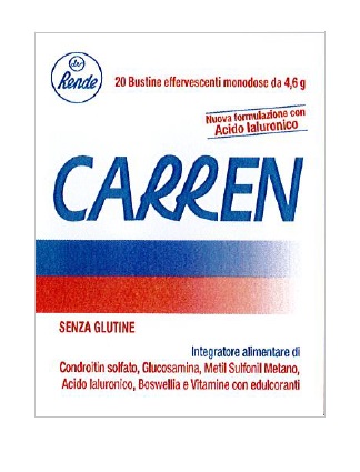 CARREN 20 BUSTINE EFFERVESCENTI MONODOSE DA 4,6 G L'UNA - Farmacia-flash.it