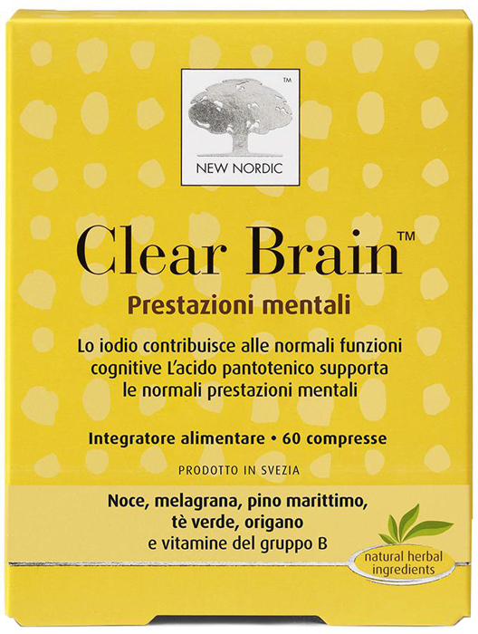 CLEAR BRAIN 60 COMPRESSE - Farmacia-flash.it
